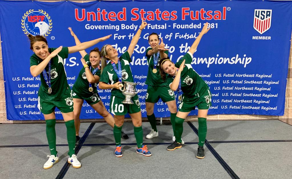 Di Bufala Sport Club women's team celebration